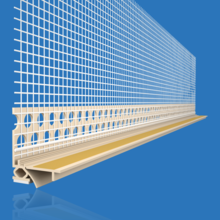 Likov Window Reveal Bead with Protective Lip & Mesh – Ivory (6mm) – 2.6m