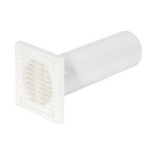 Airflow CAV WALL KIT SQR WHT GRL & SCREWS